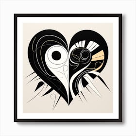 Spikey Heart Art Print