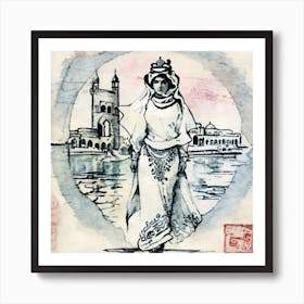 Islamic Woman Art Print