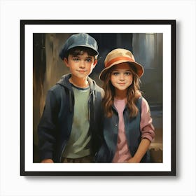 Boy And A Girl Poster