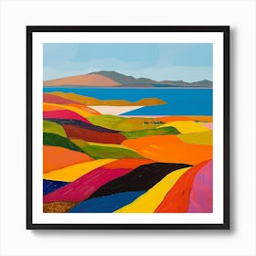 Abstract Travel Collection Lake Titicaca Bolivia Peru 3 Affiche