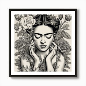 Frida Kahlo 109 Art Print