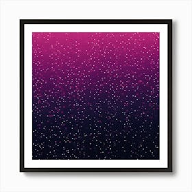 Background Abstract Wallpaper Dots Dark Colorful Design Sparkles Glitter Art Print