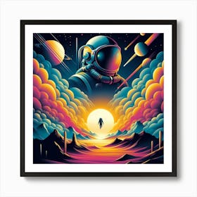 Space Art 1 Art Print