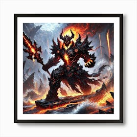 Lord Abyssion Abyssal Might Art Print