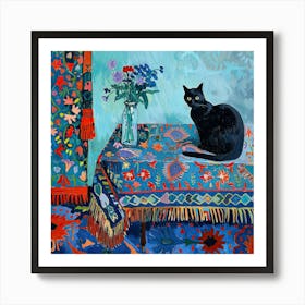 Fauve Cat Art Print