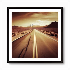 Road To Nowhere 4 Art Print