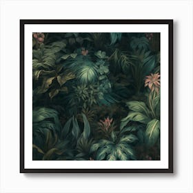 Jungle Wallpaper Art Print