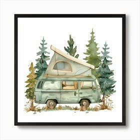 Camper Van 2 Art Print