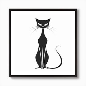 Black Cat 4 Art Print