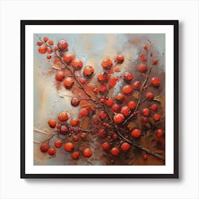 Rowan berries 3 Art Print