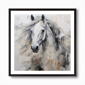 Wild Spirit Equestrian Portrait Irena Art Print