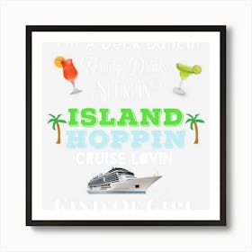 Cruise Ship Accessories Island Hoppin Cruise Boat Art Print