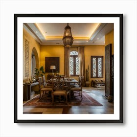 Before And After Interior Design Showcasing A Vill (9) Art Print