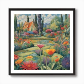 Garden In Bloom Art Print