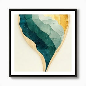 Heart Shaped Painting Art Print