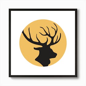 Deer Head.1 Art Print