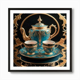 Tea Set 5 Art Print