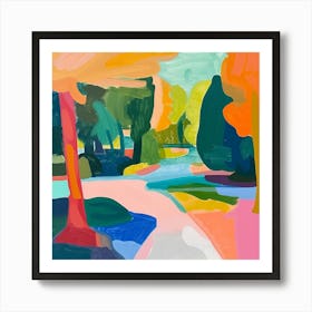 Abstract Park Collection Parc Monceau Paris France 2 Art Print