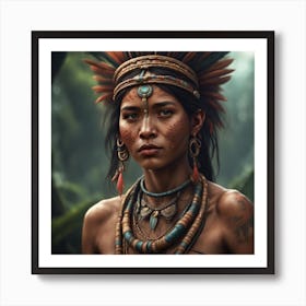 Amazonian Woman Art Print