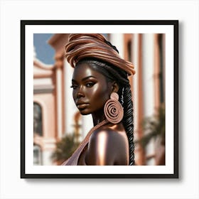 African Beauty 2 Art Print