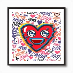 Love Beat Art Print