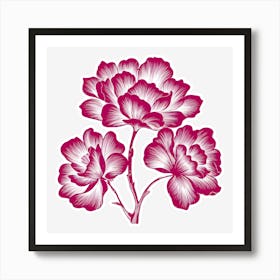 Peony Flower 2 Art Print