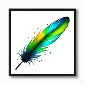 Feather Feather Feather 31 Art Print