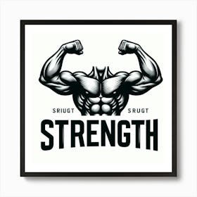 Strength Logo 1 Art Print