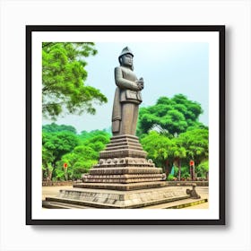 Statue Of Buddha In Vietnam 1 Art Print