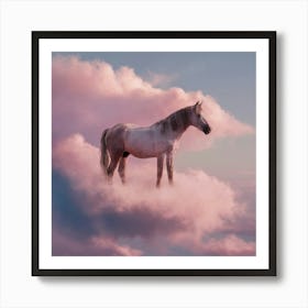 Horse In The Clouds 11 Art Print