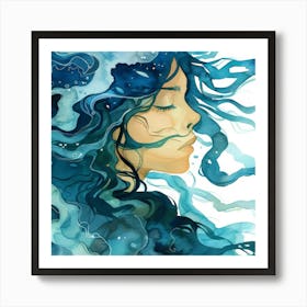 Mermaid 12 Art Print