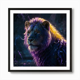 Lion 2541 Art Print