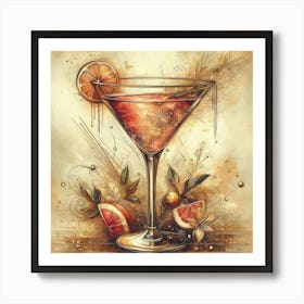 Martini 10 Art Print