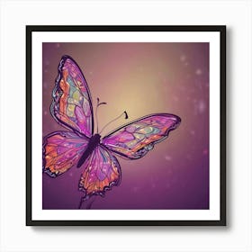 Butterfly Stock Videos & Royalty-Free Footage 1 Art Print