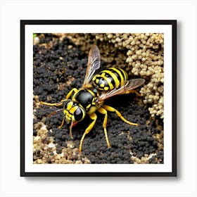 Wasp photo 10 Art Print