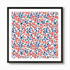 Floral Dream London Fabrics Floral Pattern 5 Art Print