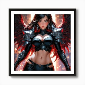 Default A Gracefully Fierce Anime Warrior Princess Her Intrica 1 (7) Art Print