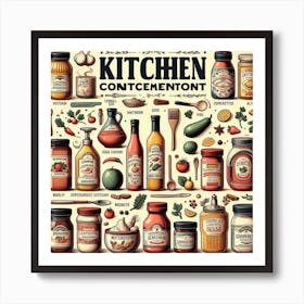 Kitchen Condiment 2 Art Print