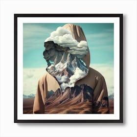 Scenic Face 10 Art Print