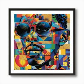 Design An Ultra Modern Digital Art Piece That Marries T 117 Art Print