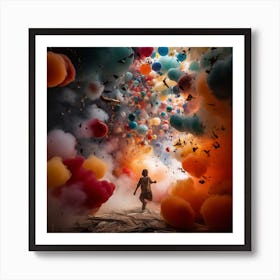 Dreaming Of Balloons Art Print