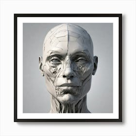 Human Head 1 Art Print