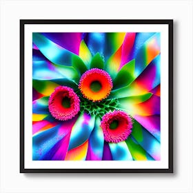 Colorful Flower Art Print
