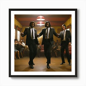 Leonardo Diffusion Xl Pulp Fiction Dance 3 Art Print