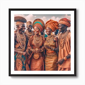 African Tribes Art Print