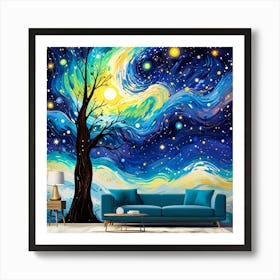 Starry Night 70 Art Print