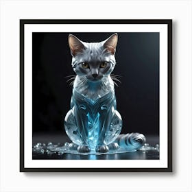 Ice Cat Poster