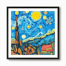 Starry Night 36 Art Print