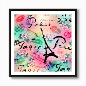 From Paris Abstract Art Pattern Art Print