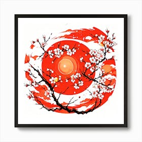 Cherry Blossoms 3 Art Print